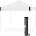 E-Z UP Pyramid Instant Shelter Canopy, 10 by 10', White