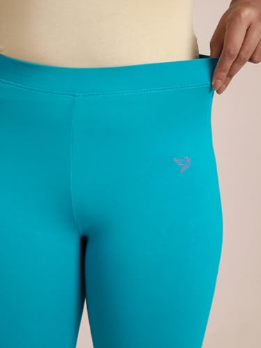 Image of TWIN BIRDS Tailored Cut and Classic Fit Super Stretchable Elastane Fabric Churidar Leggings for Women