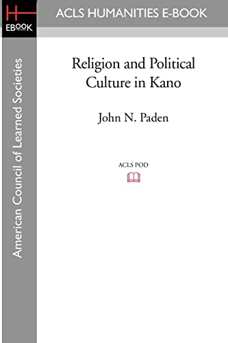 Religion and Political Culture in Kano