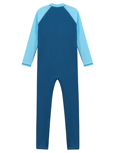 Girls Boys Full Body Modest Swimsuit One-Piece Swimwear Kids Zipper Bathing Suit UPF 50+ Rash Guard4