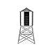 Produktbild Alessi DL02 Water Tower Behälter - Edelstahl 18/10 glänzend poliert mit Aufsatz., 12,00 x 12,00 x 27,00 cm, Silber