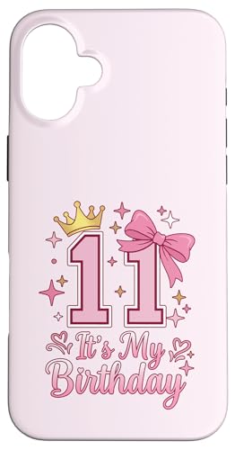 It's My 11�΂̒a���� ���̎q �R�P�b�g���{�� �s���N 11�� �X�}�z�P�[�X iPhone 16 Plus �p