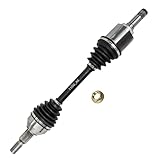 Detroit Axle - Complete Front Driver Side CV Axle Shaft for - Acadia, Traverse, Outlook, Enclave - USA Made - Lifetime Warranty