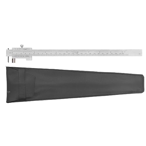 ANKROYU Calibre Vernier de marcado de 0 a 250 mm, calibrador de calibre de marcado paralelo, herramienta de regla de trazado paralelo resistente al desgaste para carpintería