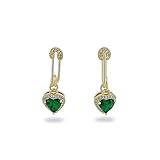 Pendientes 925 para mujer, minimalistas con forma de corazón, circonita cúbica, regalos de cumpleaños para ella, caja de regalo de joyería incluida, regalos minimalistas para mujeres