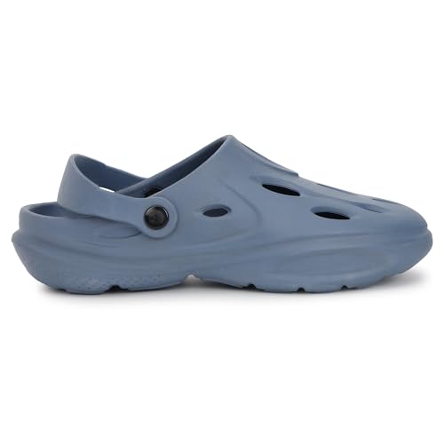 Image of CHUPPS Gator Clogs for Men | Lightweight EVA Clogs | Anti-Slip Sole | Cushioned Footbed | Breathable Ventilation | Adjustable Back Strap | Waterproof Casual Garden Clogs for Men