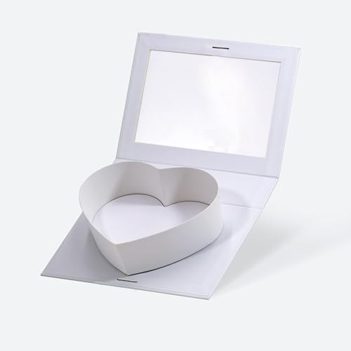 Geoto 17.3"x6"x2" Pink/Red/White Creative Mother's Day Gift Packaging Idea Fillable MOM Letter Shaped Gift Boxes(Pink)