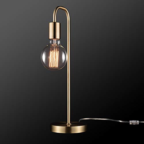 Globe Electric 67433 18" Table Lamp, Matte Brass, Table Lamp For Living Room, Home Décor, Lamps For Bedrooms, Room Décor, Nightstand, Home Improvement, Reading Lamp, E26 Base Socket, Home Décor #TOP1