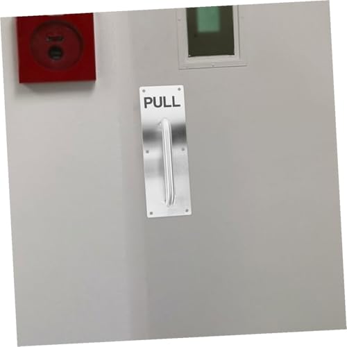 Plaque de poussée en acier inoxydable 304 pour porte industrielle et coupe-feu - 5
