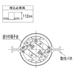 Amazon.co.jp : DAIKO ベースダウンライト 軒下用 ランプ交換型