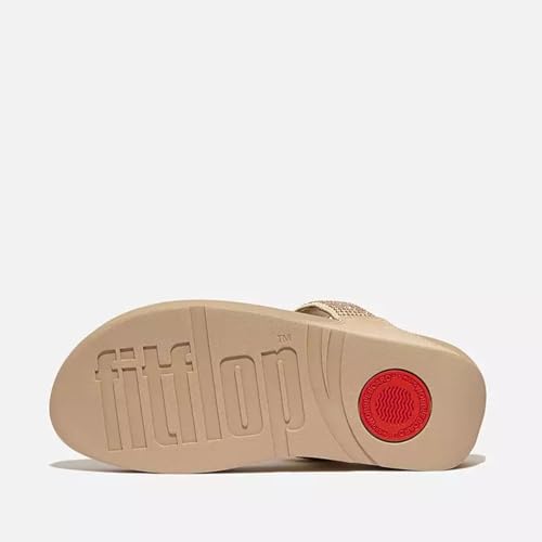 Image of FitFlop Lulu Crystal Embellished Toe-Post Sandals