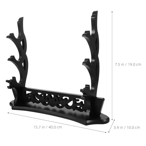 Support décoratif pour lames de dragon avec porte-épée robuste - 3