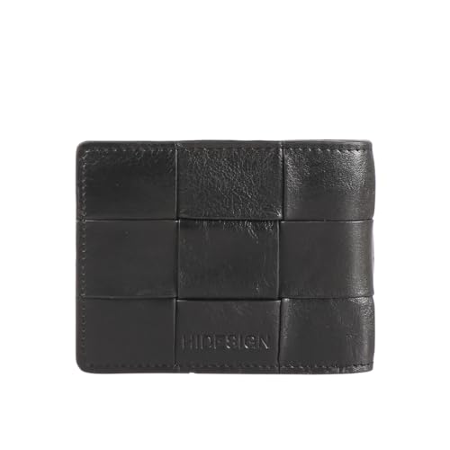 Image of Hidesign La Plata W5 Mens Bi-Fold Wallet - Black - S