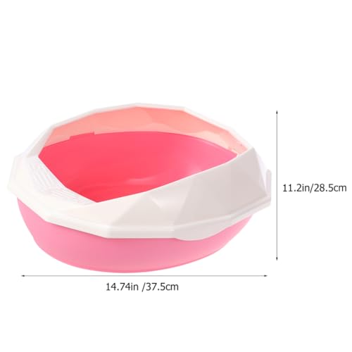 VANZACK 1 Conjunto caixa areia para gatos bandeja areia para gatinhos banheiro gato grande capacidad