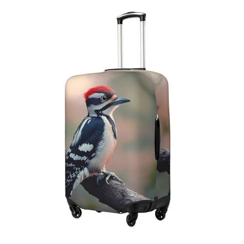 Woodpecker Elastic Travel Luggage Cover, Washable Spandex Suitcase Protector, Anti-Scratch Fits 18-32 Inch2