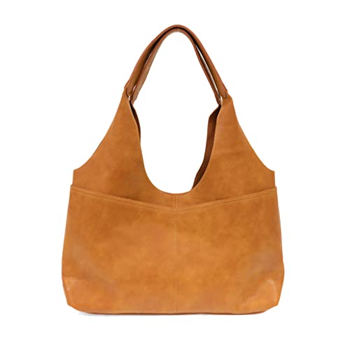 Image of Joy Susan Val 4-Pocket Vegan Leather Hobo Bag With Removable Crossbody - Honey