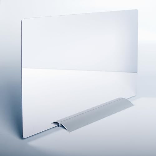 IHR Folienservice TherapieSpiegel/Kunststoffspiegel UNIVERSAL inkl. Aluminium-Klemmfuß (500 x 390 mm)