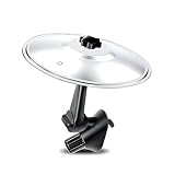 Car Cymbal, Car Cymbal Air Vent, Mini Drum Crash Cymbal For Car Vent, Platillo De Bateria Para Auto, Quirky Gift for Road Traveler Silver