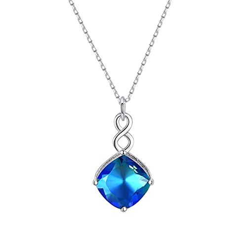 Collier topaze bleue cœur de l'océan, bijoux fins de cérémonie