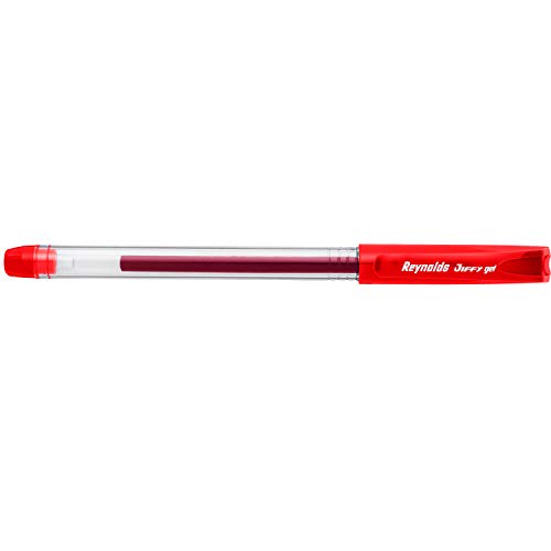 Reynolds Jiffy Bolígrafo Gel 0.5mm Rojo Pack 40 miniatura 4