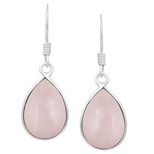 Boucles D'oreilles Femme Argent 925 Pierre De Naissance - Pendantes Goutte Élégantes, Cadeau Saint Valentin