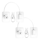 2 Pezzi Lucchetto Frigorifero Bambini, Chiudi Cassetti Bambini Con 4 Chiavi, Robusto Lucchetto per Frigorifero Armadi Porte Finestre Guardaroba