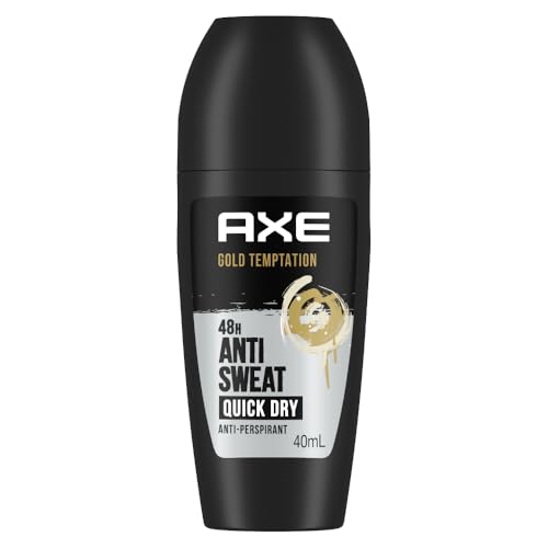 Image of AXE Gold Temptation | Anti-Perspirant Roll On for Men | 48H Anti-Sweat Protection | Quick Dry | 40 ML