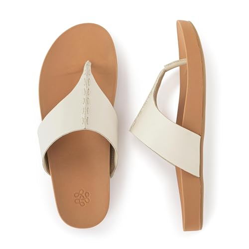 Image of The Sak Everly Slide Sandal - Women's Flat Fashion Slides with Soft Cushion Sole - Beach Slip On Sandals For Everyday