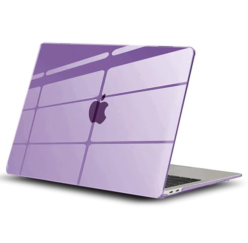 Image of Case Compatible with MacBook Air 13 inch, 2020 2019 2018 A2337 M1 A2179 A1932Plastic Hard Shell Cover Case, Purple