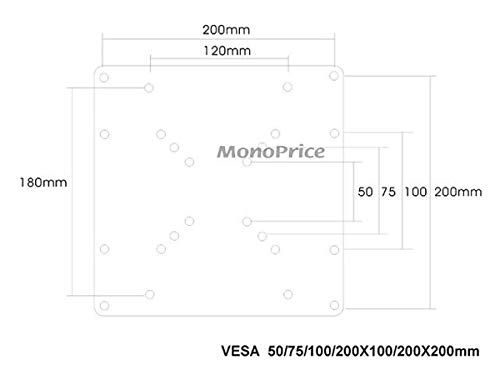 Monoprice 200X200mm Bracket Universal Adapter by Monoprice - Image 2