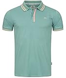 Rock Creek Herren Polo T-Shirts Basic Shirt Kurzarm Poloshirt Polohemd Slim Fit Sommer Shirts Männer T Shirt Top Polokragen H-283 Türkis 3XL