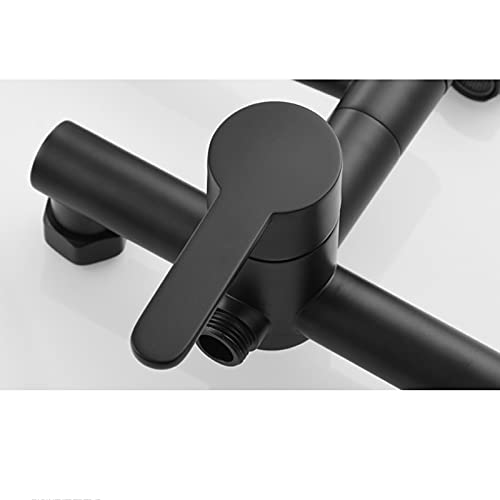 Robinet mural laiton noir de qualité supérieure Kpot à bec orientable - 5