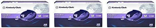 Halyard 55082 Nitrile Exam Gloves, Medium, Purple, Box/100 (Pack of 3) (Pack of 300) (3-(Pack of 3))