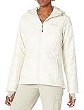 Columbia Women's Mighty Lite Hooded Plush Jacket, Chalk, Medium