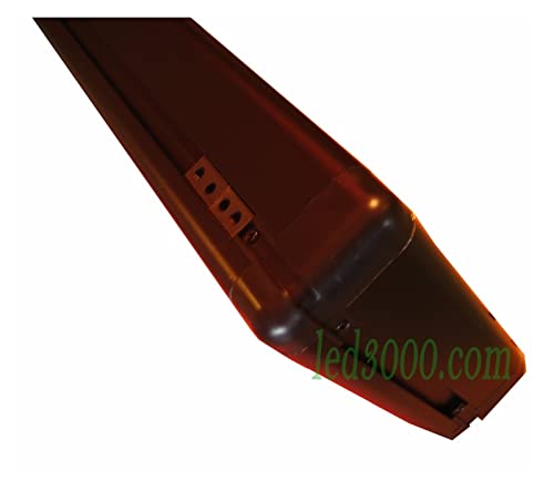 Cronómetro LED para gimnasio, doble cara, semiexterior, caracteres rojos de 8 pulgadas, horas, minutos y segundos (HST6-8R) miniatura 5