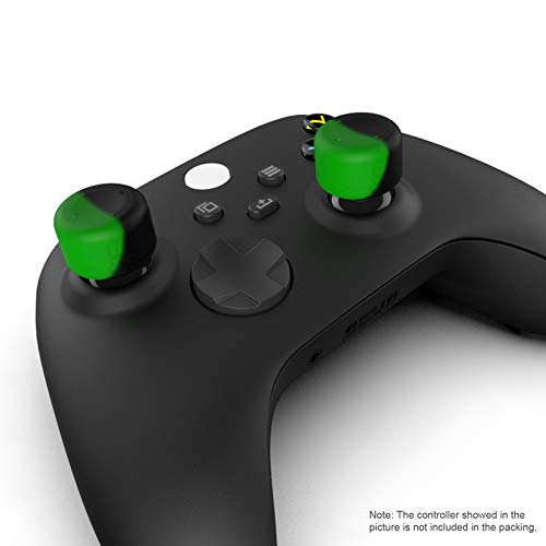 Romacci PG-XBX002 Conjunto de alças de polegar 6 em 1 Controlador Joystick Cap Anti-Slip Silicone Sk