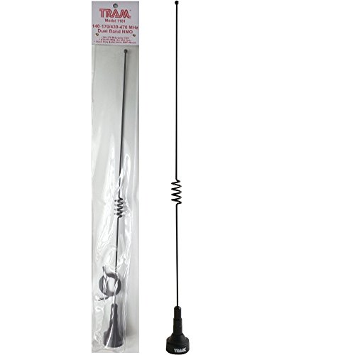 image for TRAM 140MHz-170MHz + 430MHz-470MHz Dual Band NMO Antenna (1181), See s