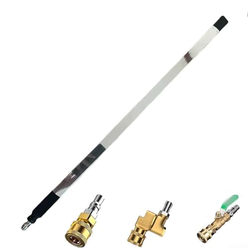 60CM Car Radiator Cleaning Tool with Stainless Steel and Brass Components