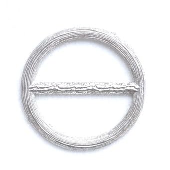 Handmade Rustic Scarf Ring - Round Clip for Women Scarves - By House of Morgan Pewter (Tree Branch Scarf Ring)