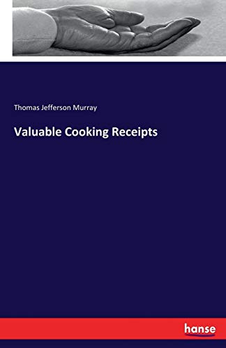 Valuable Cooking Receipts 3744788822 Book Cover