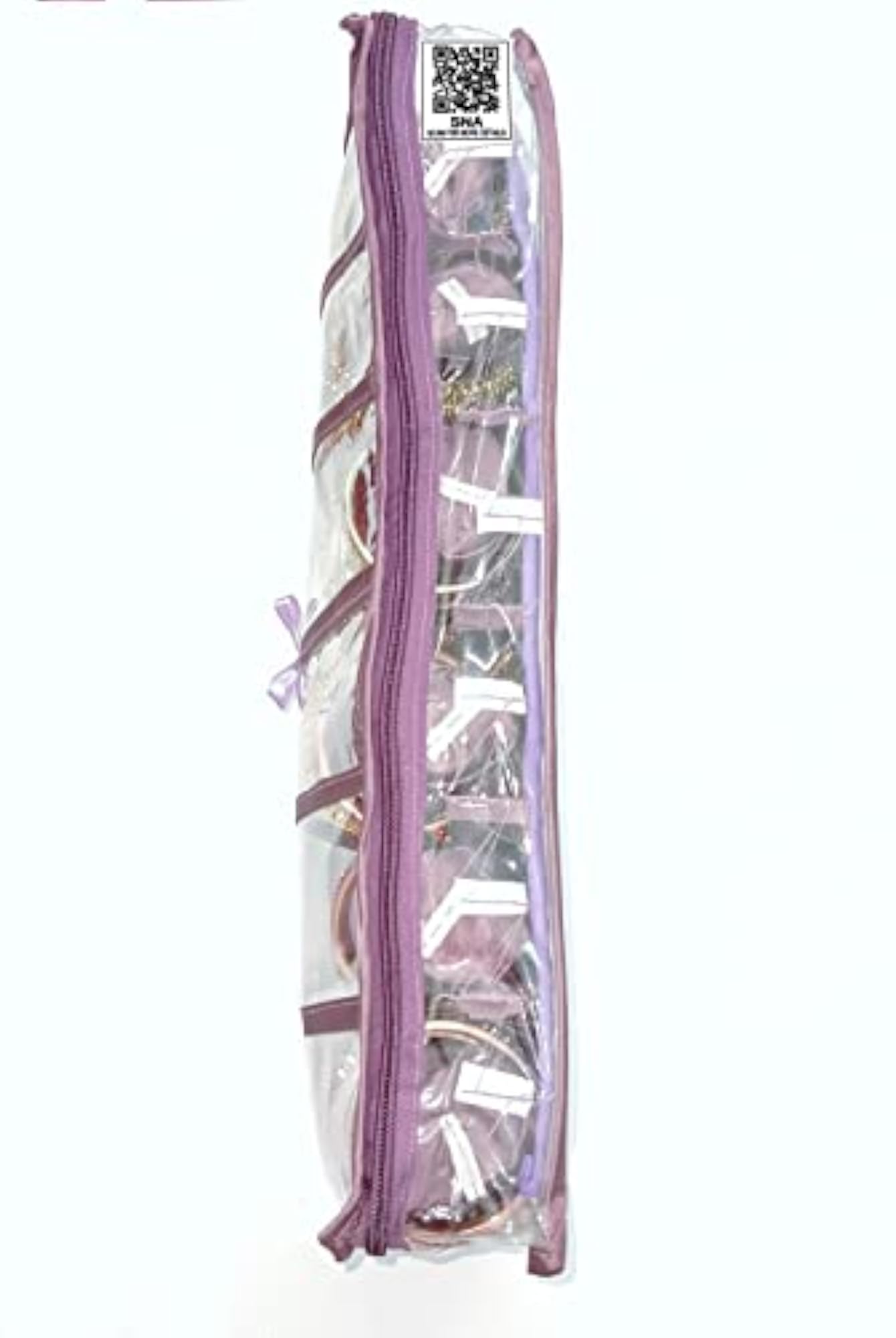 6 Rod Bangles Jewelry Vanity Box (Purple)
