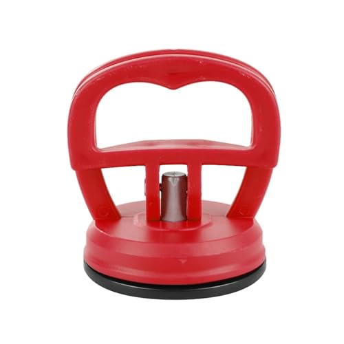 Mini Suction Cup Car Auto Body Dent Remover Puller Strong Vacuum Repair Kit Glass Metal Useful Lifting Tool for Tile, Granite, Metal(Rojo)