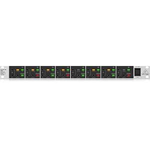 Behringer DI800 Professionele netvoeding/fantoomspanning gevoede 8 kanaals DI-box