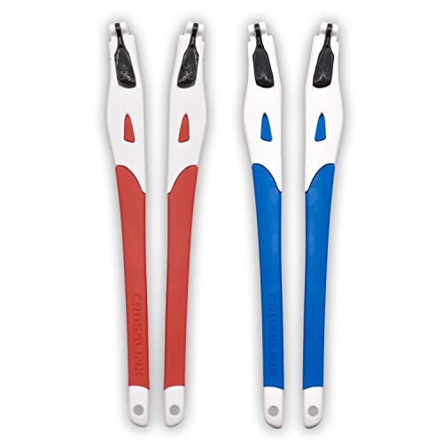 Pieds de cadre blanc et caoutchouc rouge bleu compatible Oakley Crosslink