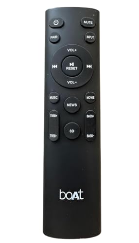 Remote Control Compatible with Boat Soundbar & Home Theater System - Easily Manage Your Sound Bar with This Remote (Match Image Before Place an Order)