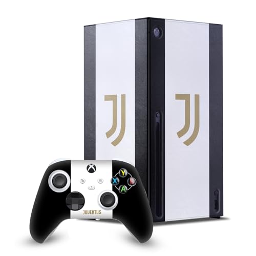 Skin Xbox Series X Juventus Rayures Noires - Protéger Traces Doigts