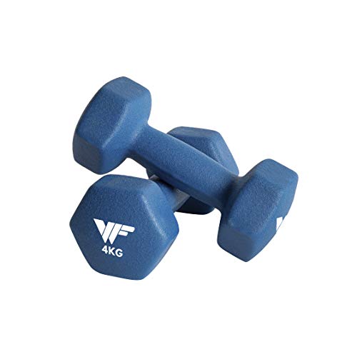 2 Mancuernas Neopreno 4KG | Entrenamiento en casa | Resistentes al Agua Cover