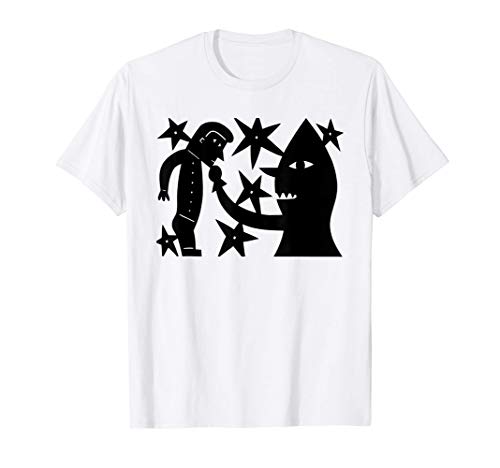 Boxing Monster paper cutting by Jad Fair T-Shirt