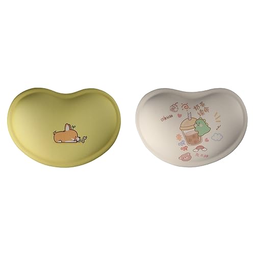 Vctitil 2pcs Cute Wrist Guard Pillow Laptop Hand Elbow Cushion Support Pad Hand Support Mouse Wrist Pad Cushioned Desk Wrist Rest(A/B)