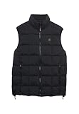 Superdry Herren Box Quilt Fuji Lite Weste Schwarz L